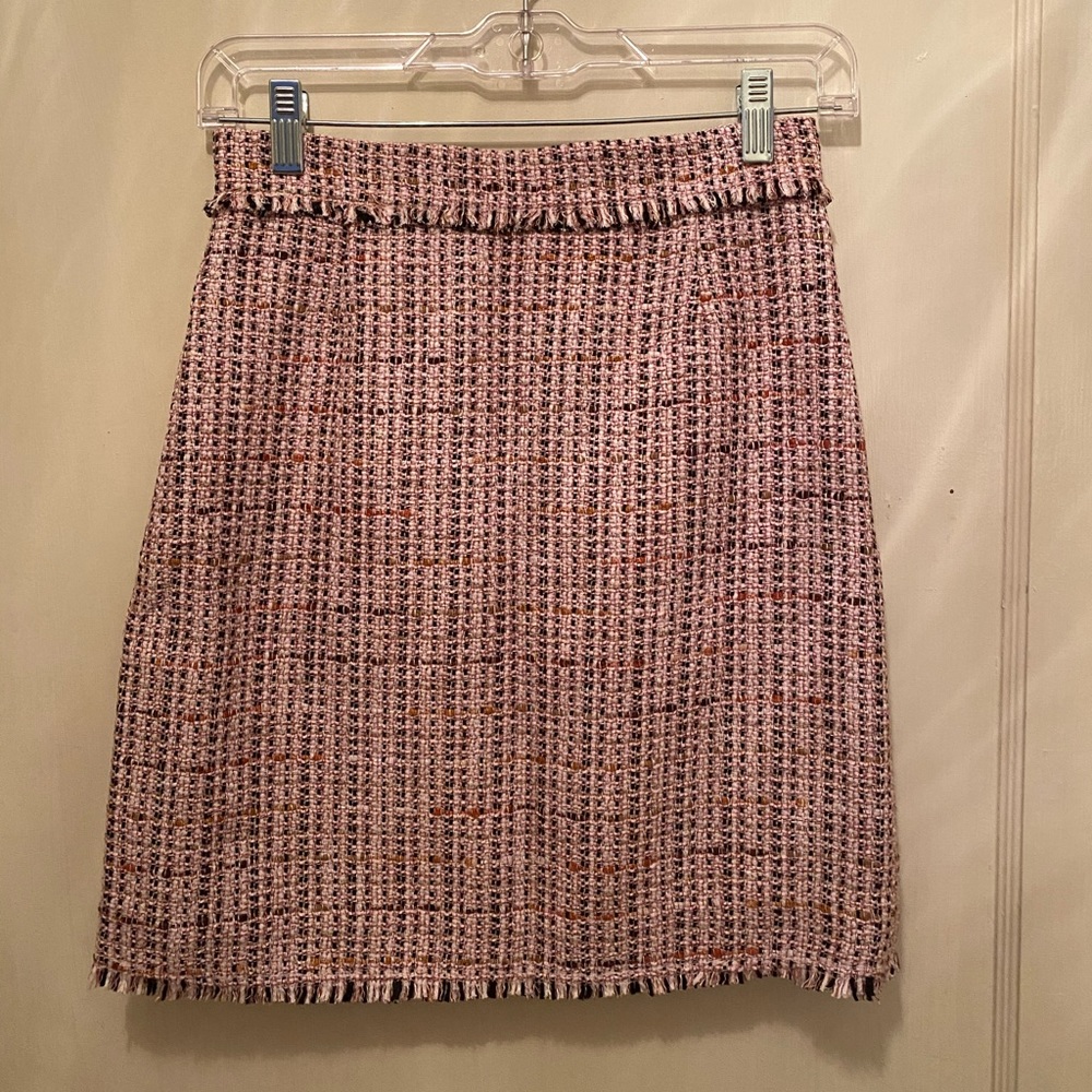 H&M Pink Tweed Skirt